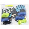 Image 1 : 6 PACK OF GLOW IN THE DARK CHILDRENS GLOVES
