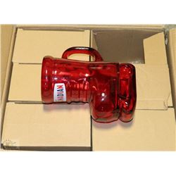 CASE OF 6 MOLSON CANADIAN 32 OZ SKATE GLASSES