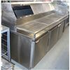 Image 1 : LARGE PIZZA PREP TABLE TABLE WITH REFRIDGERATED