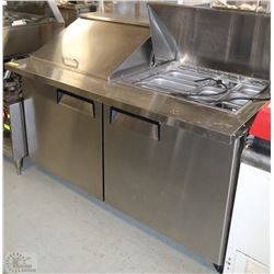 S/S REFRIGERATED PREP TABLE WITH INSERTS