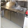 Image 1 : S/S REFRIGERATED PREP TABLE WITH INSERTS