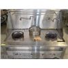 Image 1 : S/S DOUBLE WOK COMMERCIAL GRADE COOK TOP