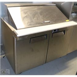 DELI COOLER STAINLESS STEEL,WITH COVER AND CUTTING