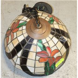 STAIN GLASS HANGING LIGHT