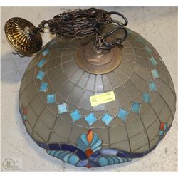 STAIN GLASS HANGING LIGHT