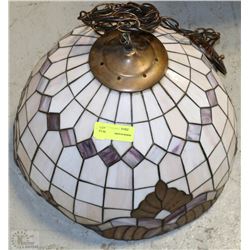 STAIN GLASS HANGING LIGHT