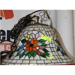 STAIN GLASS HANGING LIGHT