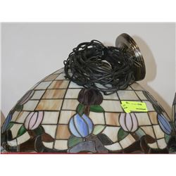 STAIN GLASS HANGING LIGHT
