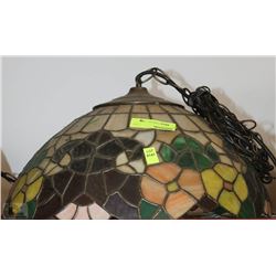 STAIN GLASS HANGING LIGHT