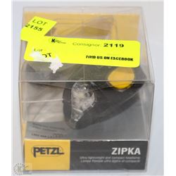 PETZL ULTRA-LIGHT ZIPKA HEAD LAMP