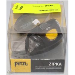 PETZL ULTRA-LIGHT ZIPKA HEAD LAMP