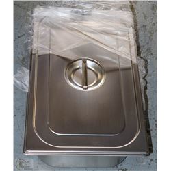 ME-06)S/S INSERT FULL SIZE 6" DEEP WITH LID