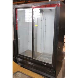 GENERAL 2 DOOR COOLER BLACK