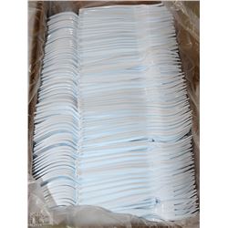CASE OF DIXIE HEAVY MEDIUM WEIGHT PLASTIC FORKS