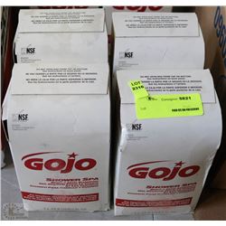 LOT OF 4 GOJO SHOWER SPA BODY & SHAMPOO GEL