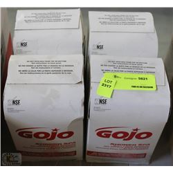 LOT OF 4 GOJO SHOWER SPA BODY & SHAMPOO GEL