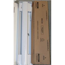 LOT OF 2 WHITE OUELLET BASE BOARD HEATERS