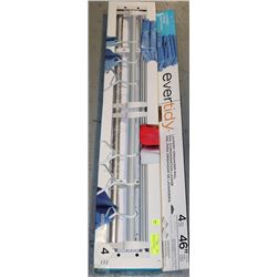 NEW IN BOX - 46" EVERTIDY LAUNDRY ORGANIZER RAIL