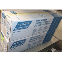 TWO CASES OF NORTON DISPOSABLE PAINT CUPS