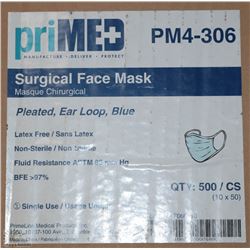 CASE OF SURGICAL FACEMASKS - 500 IN A CASE