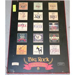 BIG ROCK BEER MAN CAVE DISPLAY
