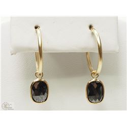 #12-14K GOLD DIAMOND(1.9CT) EARRINGS