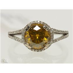 #14-14K GOLD DIAMOND(1.85CT) RING SIZE 6.5