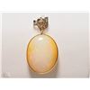 Image 1 : #18-14K GOLD OPAL & DIAMOND PENDANT