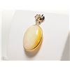Image 2 : #18-14K GOLD OPAL & DIAMOND PENDANT