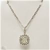 Image 2 : #20-14K GOLD DIAMOND(0.47CT) NECKLACE