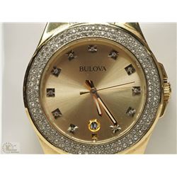 #45-BULOVA CRYSTAL MEN'S WATCH
