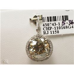 #51-14K GOLD DIAMOND(5.61CT) NECKLACE