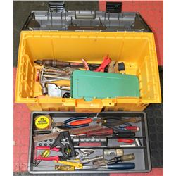 PLANO TOOL CASE WITH ASSORTED TOOLS AND MORE