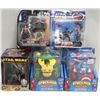 Image 1 : FLAT OF STAR WARS AND SPIDERMAN ACTION FIGURES