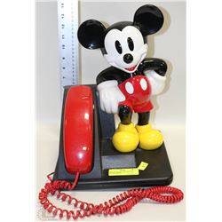 VINTAGE MICKEY MOUSE PUSH BUTTON PHONE
