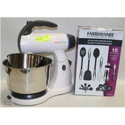 SUNBEAM 12SPD MIXMASTER,DOUGH HOOK,BEATER,2