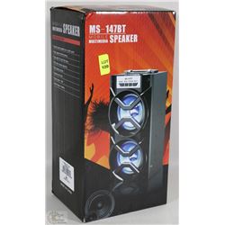 NEW BLUETOOTH MULTIMEDIA SPEAKER WITH DISCO LIGHTS