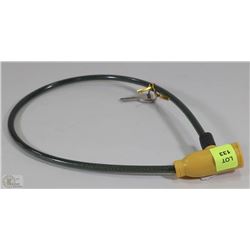 NEW BIKE LOCK WITH KEYS AS THEY COME