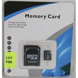 NEW 32GB MICRO SD WITH ADAPTOR
