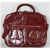 Image 1 : NEW DELLA LEATHER KATHY LAPTOP BAG RED COLOR