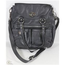 NEW DELLA LEATHER JODI PURSE EBONY COLOR