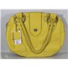 Image 1 : NEW DELLA LEATHER SADIE PURSE BUTTER YELLOW COLOR