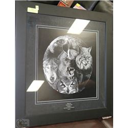 ONLY 1 OF  "HUNTER'S MOON" BY LOCAL NATIVE ARTIST