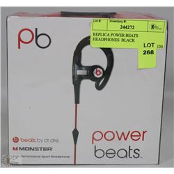 REPLICA POWER BEATS HEADPHONES  BLACK