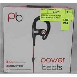REPLICA POWER BEATS HEADPHONES  BLACK