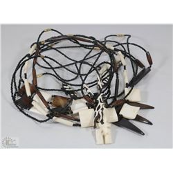 LOT OF 10 NEW AFRICAN HAND MADE BONE &
