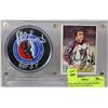 Image 1 : PHIL ESPOSITO RANGERS SIGNED CARD AND PUCK DISPLAY