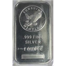 1OZ .999 SILVER BAR