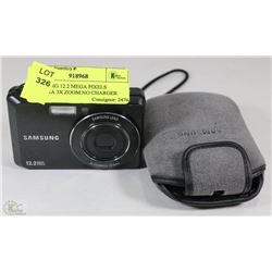 SAMSUNG 12.2 MEGA PIXELS CAMERA 3X ZOOM NO CHARGER