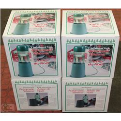 LOT OF 4 NEW CHRISTMAS TREE AUTO WATER DEVICES
